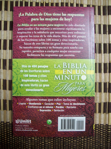Biblia En Un Minuto Para Mujeres®