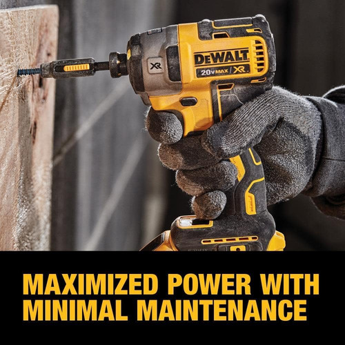 Destornillador De Impacto Dewalt Max Xr, 20 V, Sin Escobilla