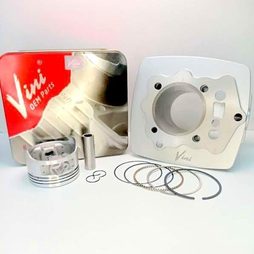 Imagen 2 de 7 de Kit Cilindro 200 Vini Cg200 Gs200 Camisa Pistón Y Aros - Gkm
