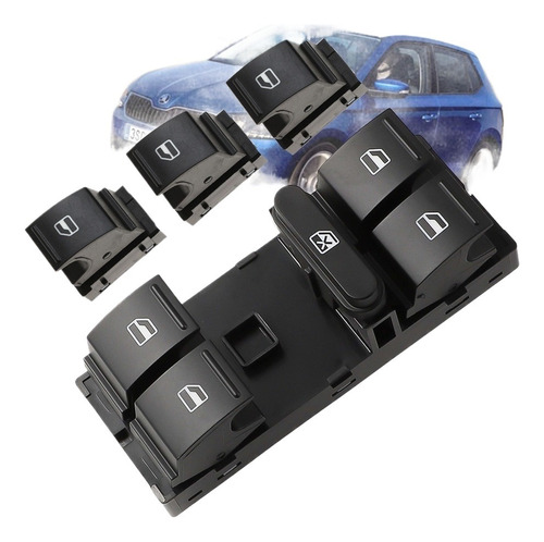 Control Maestro Vidrios Para Skoda Fabia 2006-2015