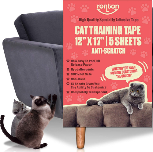 Ronton Cat Scratch Deterrent Tape - Cinta Antiarañazos Para 