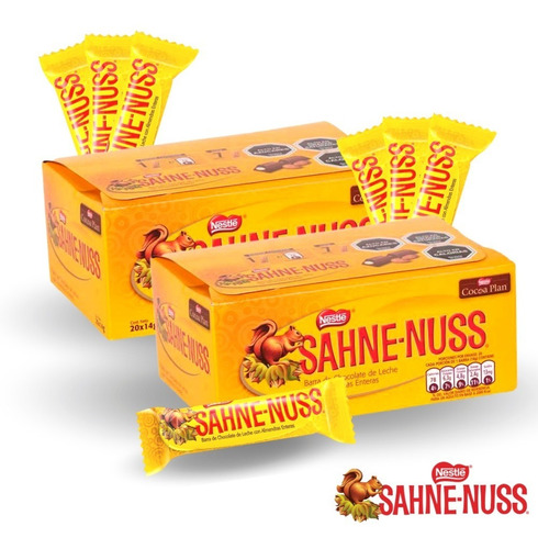 Chocolate Nestlé Sahne-nuss Impulsivo 40 Unidades