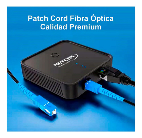 Cable Patch Cord Fibra Óptica Sc-sc Upc 250m Netcom Monomodo