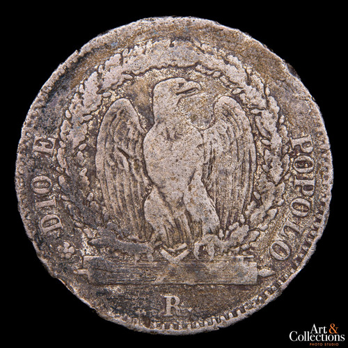 Il Republica Romana, 40 Baiocchi, 1849. Plata. F++