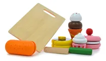 Comprar Dulces\u002Fhelados Con Abrojos - Comidas De Madera Para Cortar