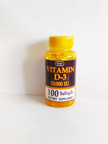 Vitamin D-3 10,000ui X100 Cáp Silve - Unidad a $360