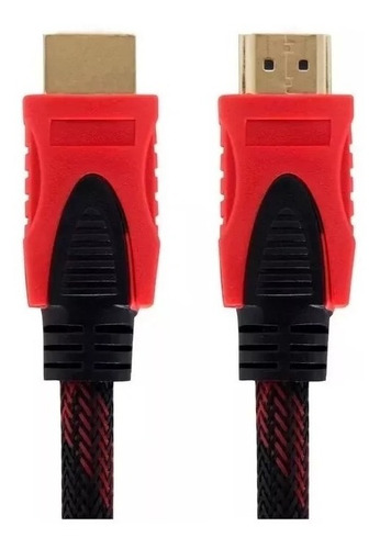 Imagen 2 de 8 de Cable De Alta Definicion Full Hd 10 Mts Mallado En Bolsa