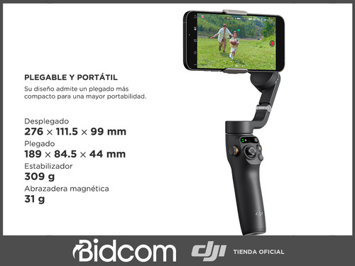 Imagen 7 de 10 de Estabilizador De Cámaras Y Celular Dji Osmo Mobile 6 Trípode