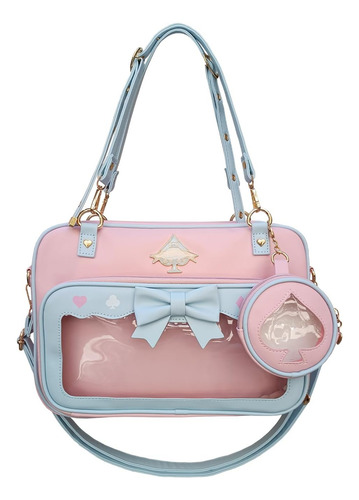 Eien Kaliforua Ita Bag Cute Jk Uniform Bag Doble Ventana Swe