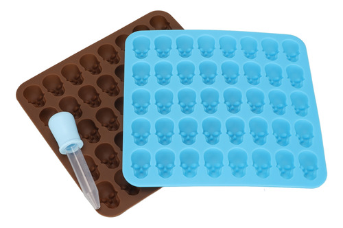 Molde De Silicona Con Forma De Calavera Para Cubitos De Hiel