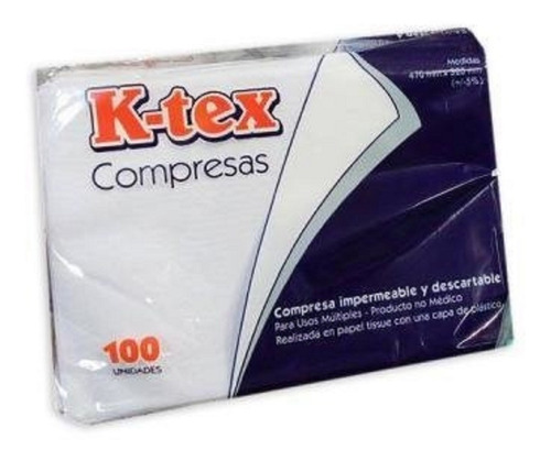 Babero Compresa Descartables K-tex (1000 Unidades) 