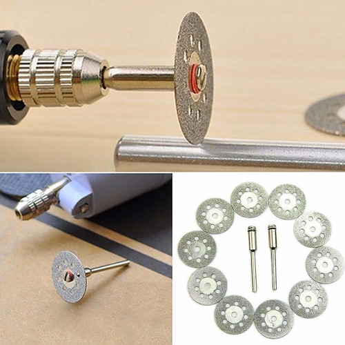 Imagen 4 de 4 de Mototool Kit De Disco Diamantado X 10 Pc Accesorios De 20 Mm