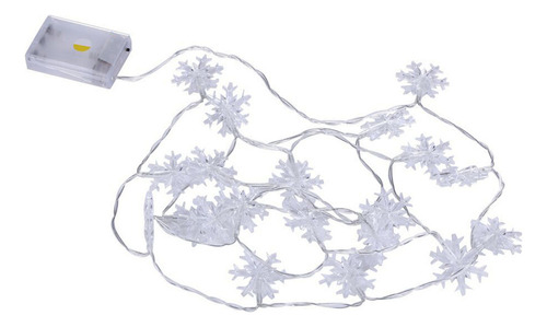 Mc V Led 10 Metros 80 Luces De Cadena De Copo De Nieve De