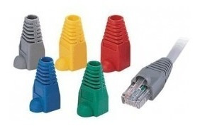 Imagen 3 de 3 de Super Oferta! 10 Capuchones P/ Fichas Rj45 De Cable De Red