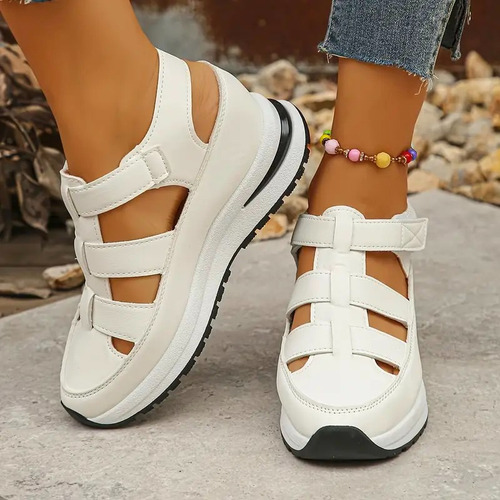 Sandalias De Tacón Mujer Sandalias Plataforma Dama Cómodos