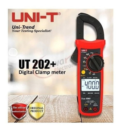 Pinza Amperimétrica Digital Uni-t Ut202
