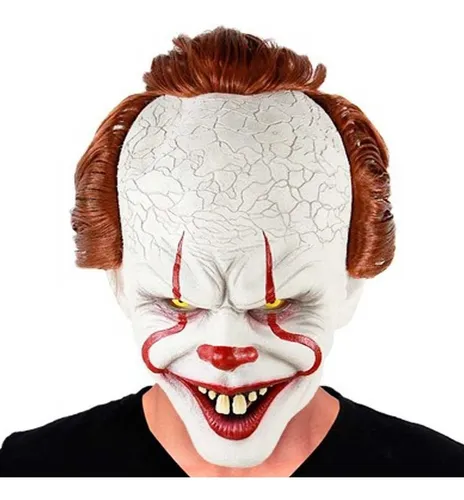 Máscara Látex Payaso It Malo Disfraz Halloween Upd Egresados Máscara Látex Payaso It Malo Disfraz Halloween Upd Egresados