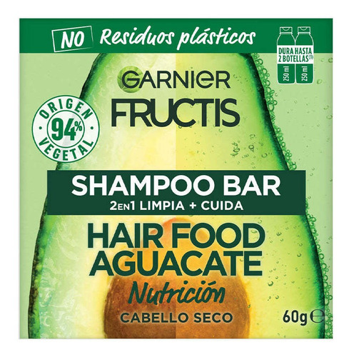 Shampoo En Barra Hair Food Aguacate Fructis