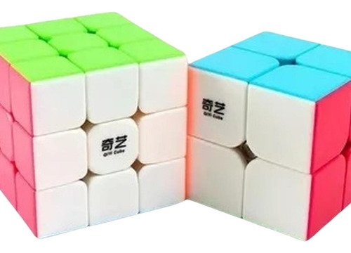 Pack 2 Cubos Tipo De Qiyi 2x2, 3x3