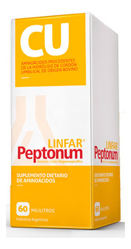 Peptonum Cu Cordón Umbilical Dermatoconectivo Gotas Sin Sabor Linfar