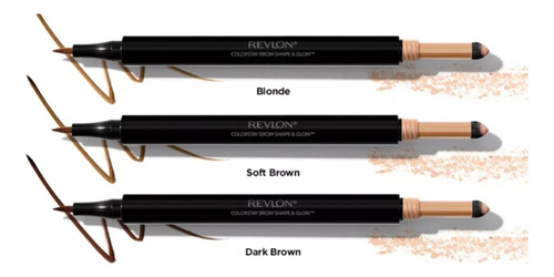 Revlon Cejas Marcador & Iluminador Brow Shape Glow Original 