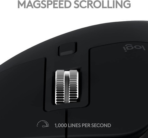 Imagen 5 de 10 de Mouse Logitech Mx Master 3s, Inalámbrico, Bt, Ergo, 8k Dpi