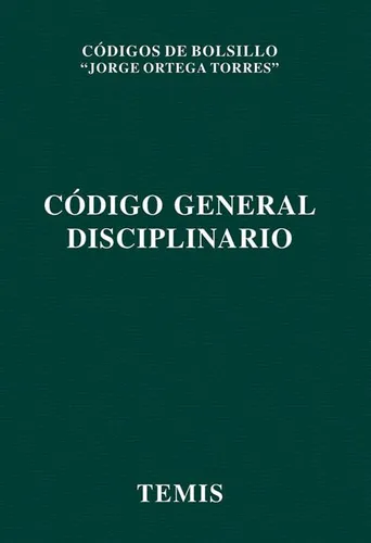 Libro (nuevo) Codigo General Disciplinario