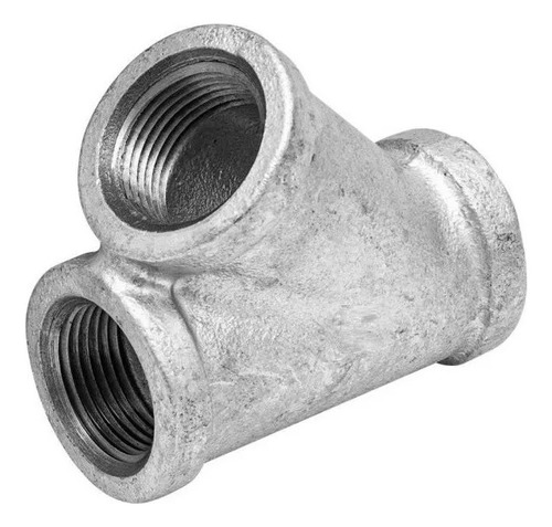 Yee Galvanizada De 4 Pulgadas Rosc Mtx Color Plateado