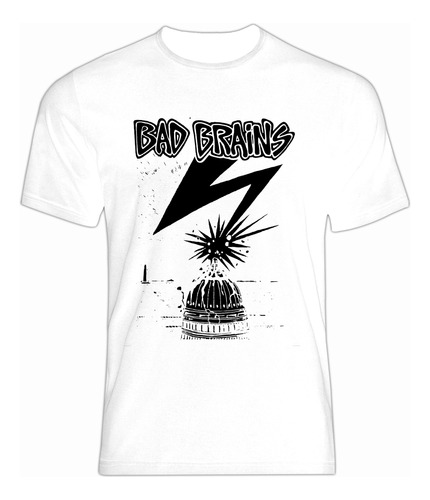 Polera Bad Brains Hxc Punk - Estampado Serigrafía
