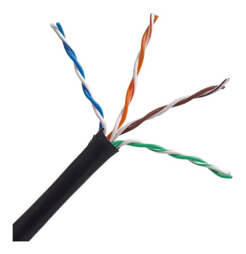 Cable Utp Cat5e Enson 13152b305 Negro Pro-ii C/gel Exterior