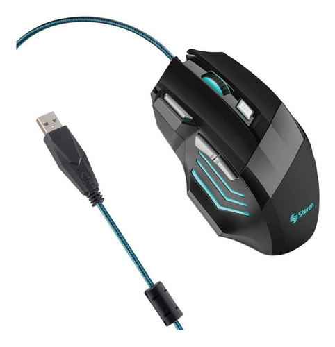 Mouse Usb Steren Com-5426 Gamer 800/1200/1600/2000 Dpi