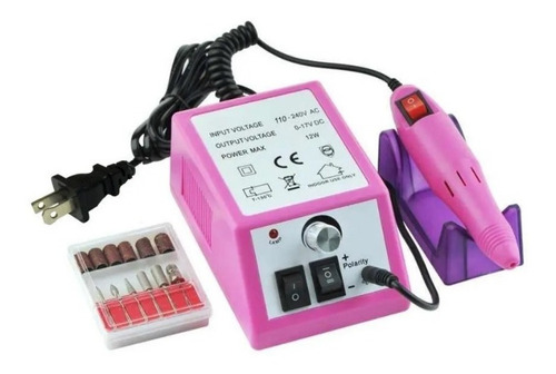 Set Manicure Pedicure Taladro Pulidor Eléctrico De Uñas