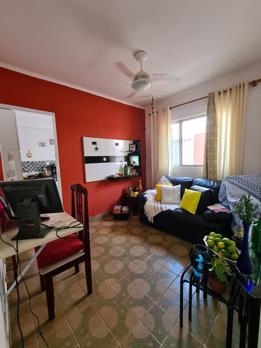 Imagem 2 de 11 de Apartamento 1 Dormitório - Canto Do Forte- Ams322