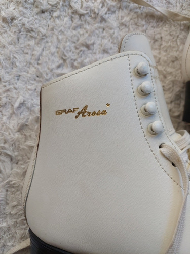 Imagen 3 de 10 de Patines Hielo Graf Arosa Italia Plantilla 26 Cm Talle 37 38