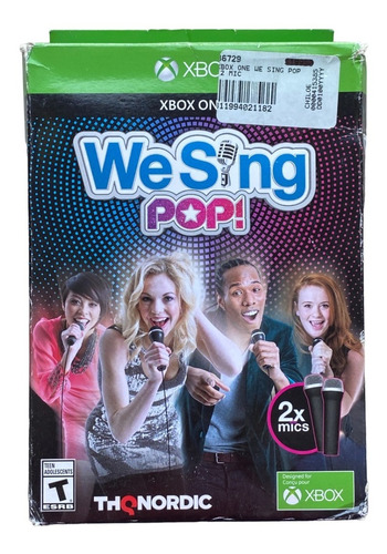 We Sing Pop! Juego Karaoke Xbox One Con 2 Micrófonos