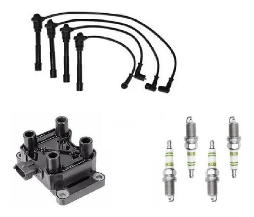 Kit Bobina Cables Bujías Fiat Nuevo Palio Siena 1.3 16v Fire