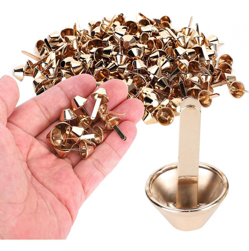 200pcs Handbag Feet Studs Golden Bottom Stud Bag Feet Purse