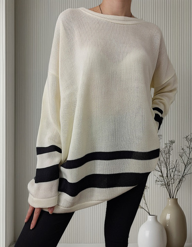 Maxi Sweater Oversize Mujer Tendencia Moda