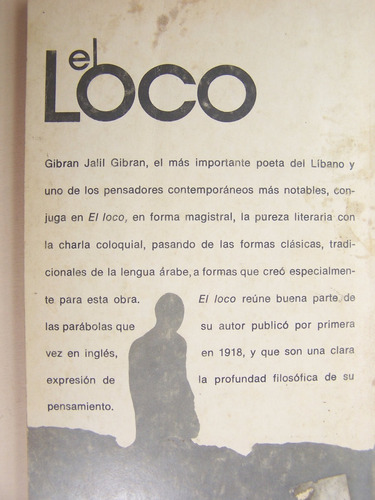 El Loco Gibran  Libro M