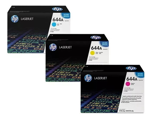 Toner Hp 644a Q6461a Q6462a Q6463a Mfp 4730 100% Original