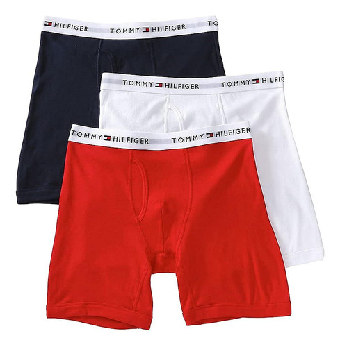 Set De 3 Boxer Clásicos Talla Medium Para Hombre Tommy