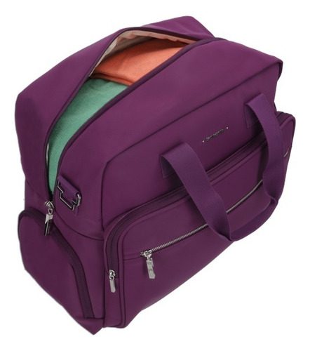 Weekender Samsonite Soft Motion Biz Shadow Purple Color Morado