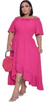 Comprar Vestido Longo Feminino Plus Size Ciganinha Moda Evangélica