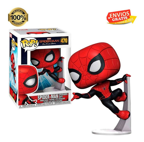 Funko Pop Spiderman 470 Hombre Araña Trepando Peter Parker