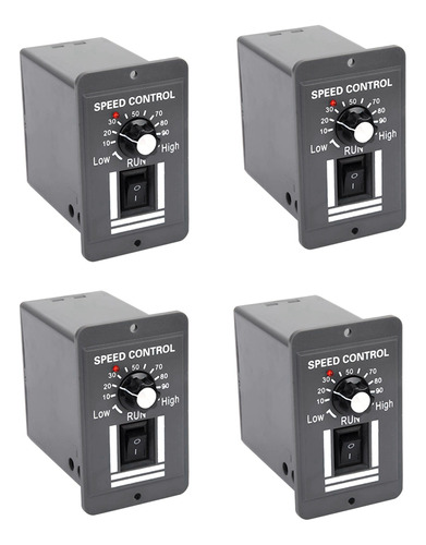 Controlador De Velocidad De Motor Pwm Reversible 4x 12v 24v