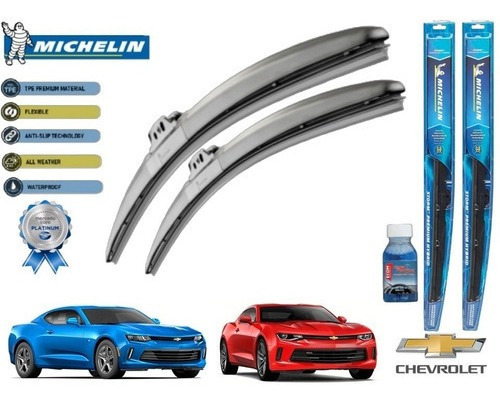 Par Plumas Limpiabrisas Chevrolet Camaro 2023 Michelin