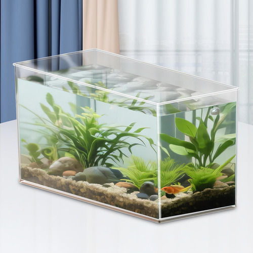 Tank Clear Clear Fácil De Limpiar El Tanque 38cmx21cmx205cm