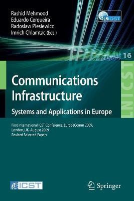 Libro Communications Infrastructure, Systems And Applicat...