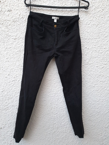 Pantalon Negro Dama Elastizado Lolita Talle 36.