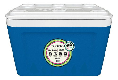 Portavasos de plástico Coole Thermal Box, 65 l, color azul